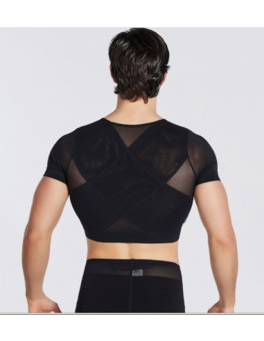 Бандаж на грудную клетку послеоперационный Black 7008