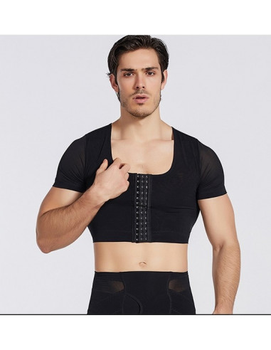 Бандаж на грудную клетку послеоперационный Black 7008