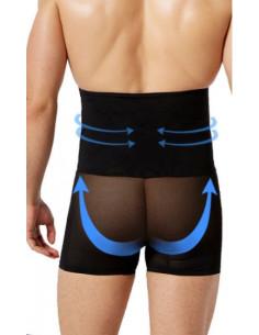 Корректирующий мужской корсет Black 7012 2