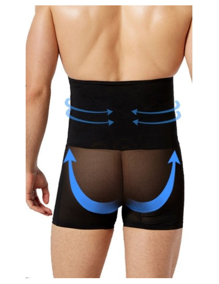 Корректирующий мужской корсет Black 7012