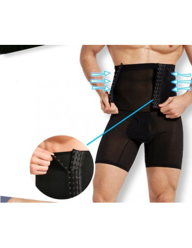 Корректирующий мужской корсет Black 7012