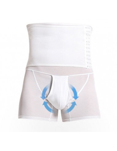 Корректирующий бандаж-корсет мужской White 7013