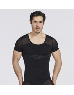 Утягивающая футболка мужская Black 7010