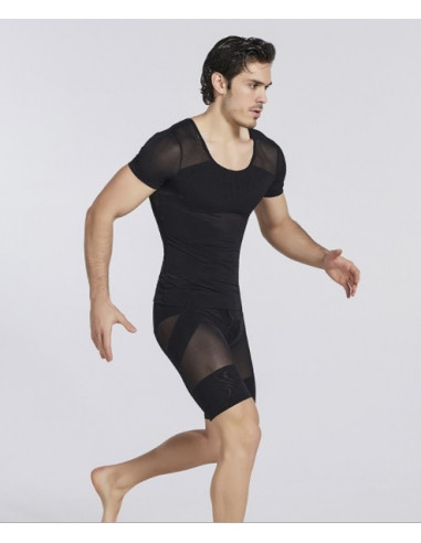 Утягивающая футболка мужская Black 7010