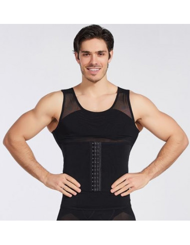 Утяжка бандаж мужская после операции Black 7020