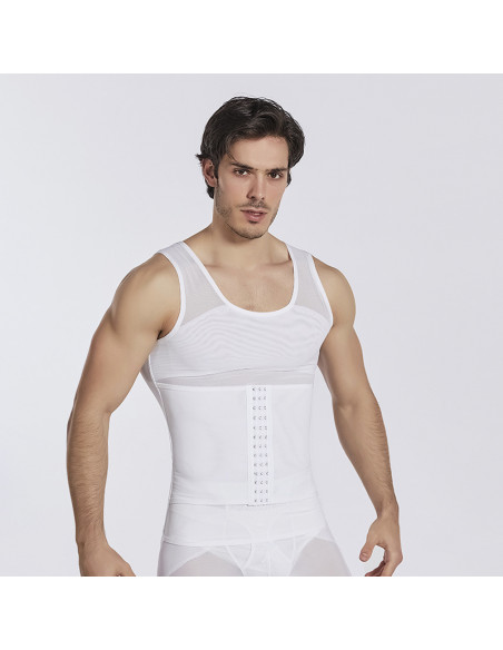 Утягивающая мужская майка с корсетом 7021