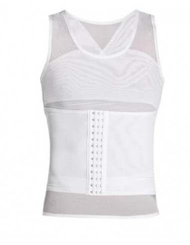 Утягивающая мужская майка с корсетом...