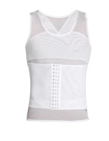 Утягивающая мужская майка с корсетом 7021