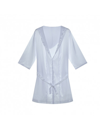 Мужской атласный халат шёлковый G91