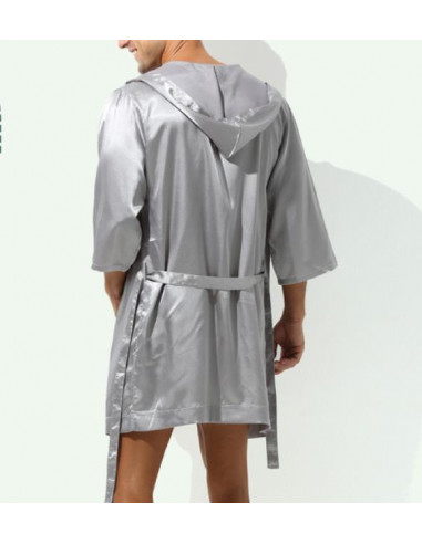 Халат мужской короткий с капюшоном G92