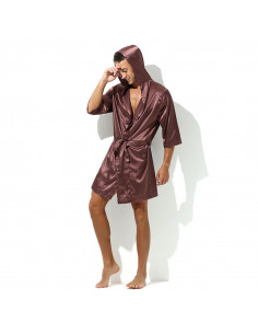 Халат под шёлк с капюшоном G93