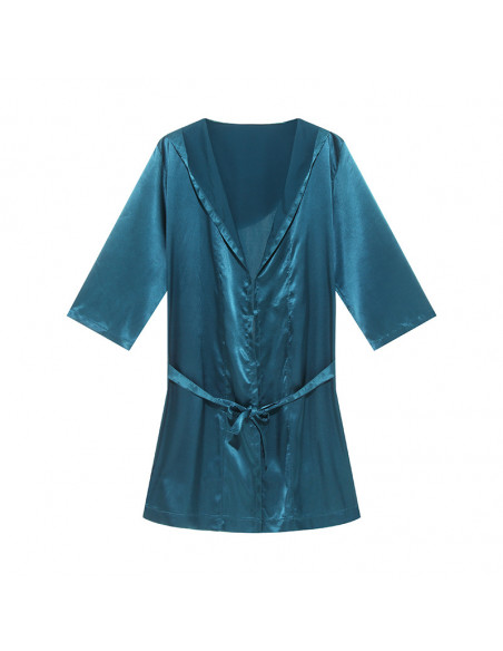 Стильный халат с капюшоном G95