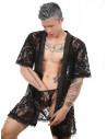 Халат мужской эротический Black G105
