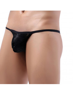 Эротические стринги кружевные Black G107
