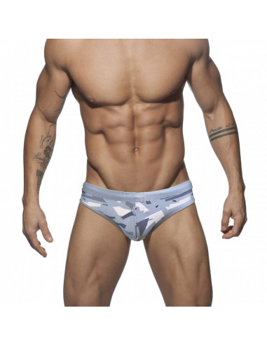 Плавки купальные серый камуфляж 2393