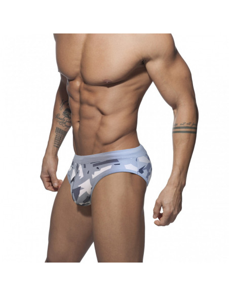 Плавки купальные серый камуфляж 2393