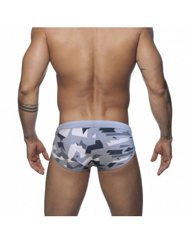 Плавки купальные серый камуфляж 2393