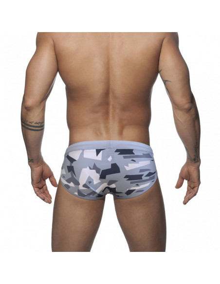 Плавки купальные серый камуфляж 2393