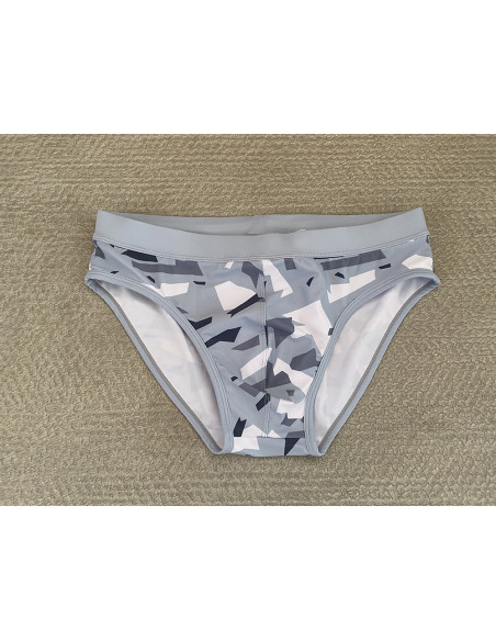 Плавки купальные серый камуфляж 2393