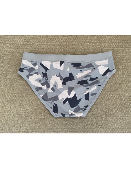 Плавки купальные серый камуфляж 2393