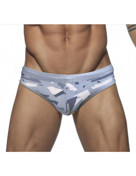Плавки купальные серый камуфляж 2393
