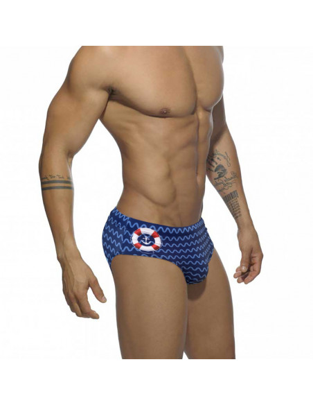 Плавки мужские в морском стиле 2407