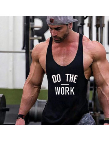 Майка мужская спортивная Do The Work...