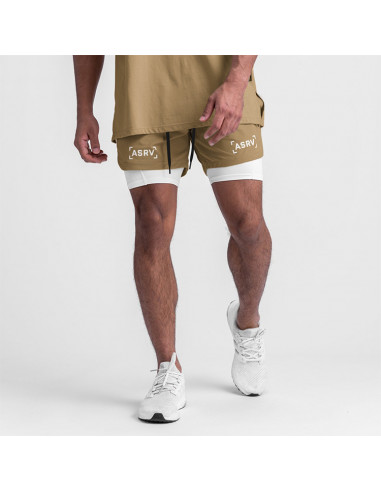 Шорты с тайтсами мужские 3429