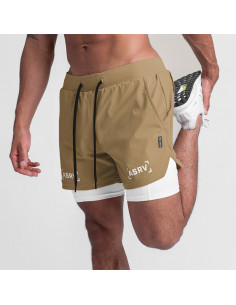 Шорты с тайтсами мужские 3429