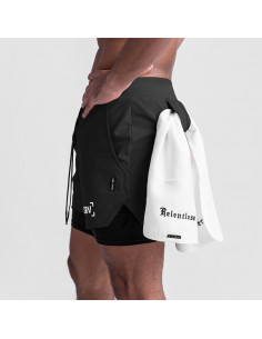 Шорты с тайтсами для бега ASRV 3430 2