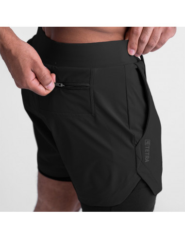 Шорты с тайтсами для бега ASRV 3430