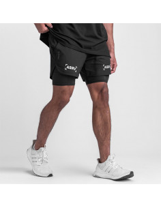 Шорты с тайтсами для бега ASRV 3430