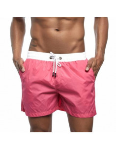 Розовые шорты пляжные 3419
