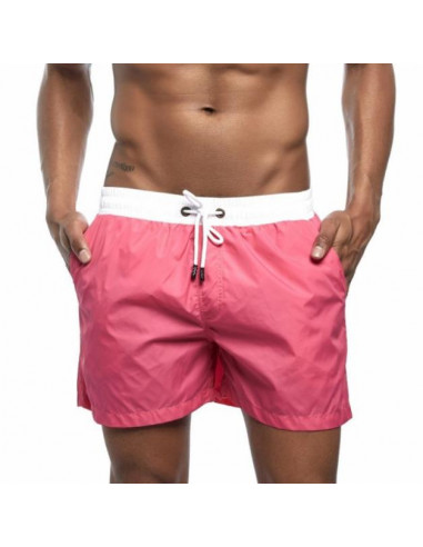 Розовые шорты пляжные 3419