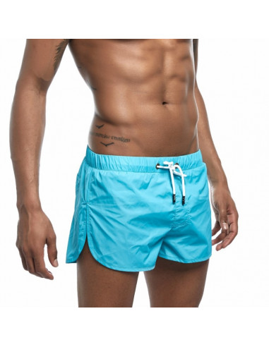 Голубые шорты мужские 3427