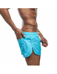 Голубые шорты мужские 3427 2