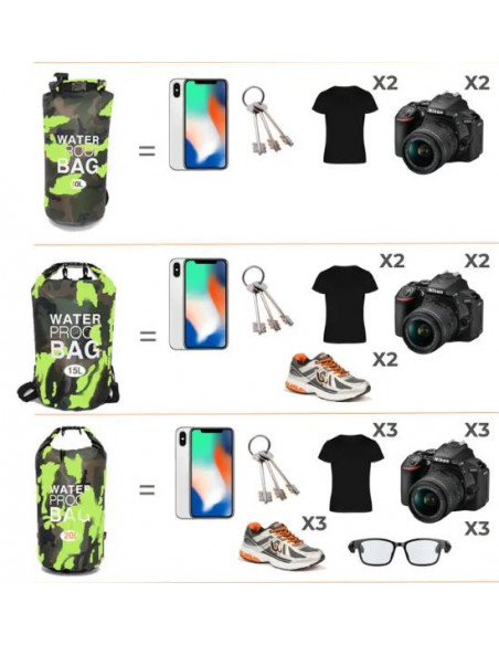 Туристический мешок камуфляжный Water Proof 20L SH019