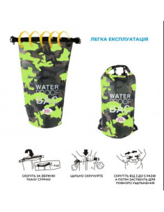 Туристический мешок камуфляжный Water Proof 20L SH019 2
