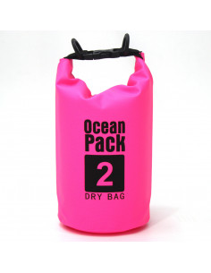 Водонепроницаемый гермомешок розовый SH026 2