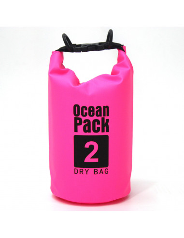 Водонепроницаемый гермомешок розовый SH026