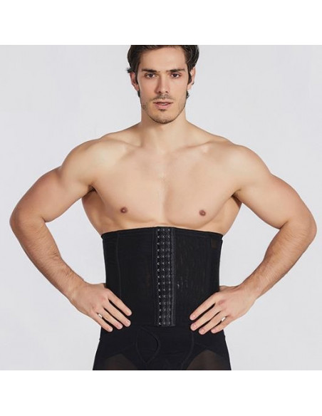 Утягивающий корсет бандаж мужской Black 7022
