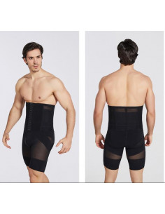 Утягивающий корсет бандаж мужской Black 7022 2