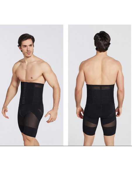 Утягивающий корсет бандаж мужской Black 7022
