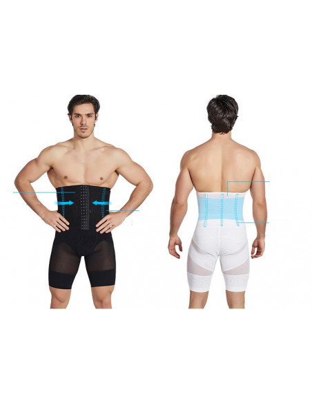 Утягивающий корсет бандаж мужской Black 7022