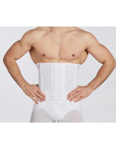 Мужской корсет для утяжки живота White 7023