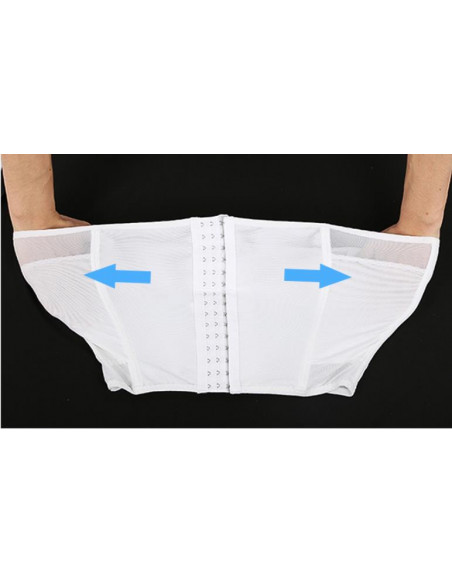 Мужской корсет для утяжки живота White 7023