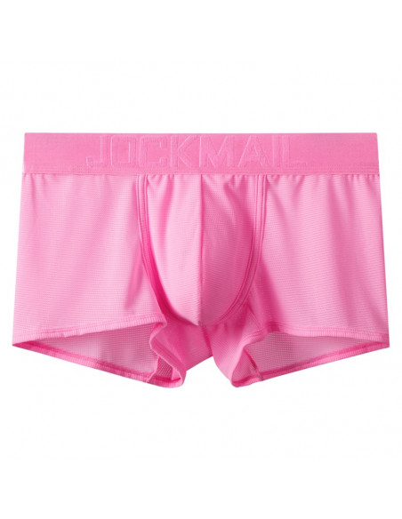 Розовое стильное бельё мужское JM281