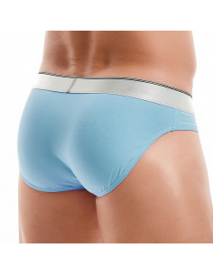 Стильные брифы с серебристой резинкой JM309 2