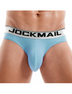 Стильные брифы с серебристой резинкой JM309