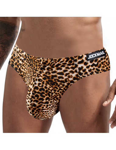 Леопардовое стринги для мужчин JM346